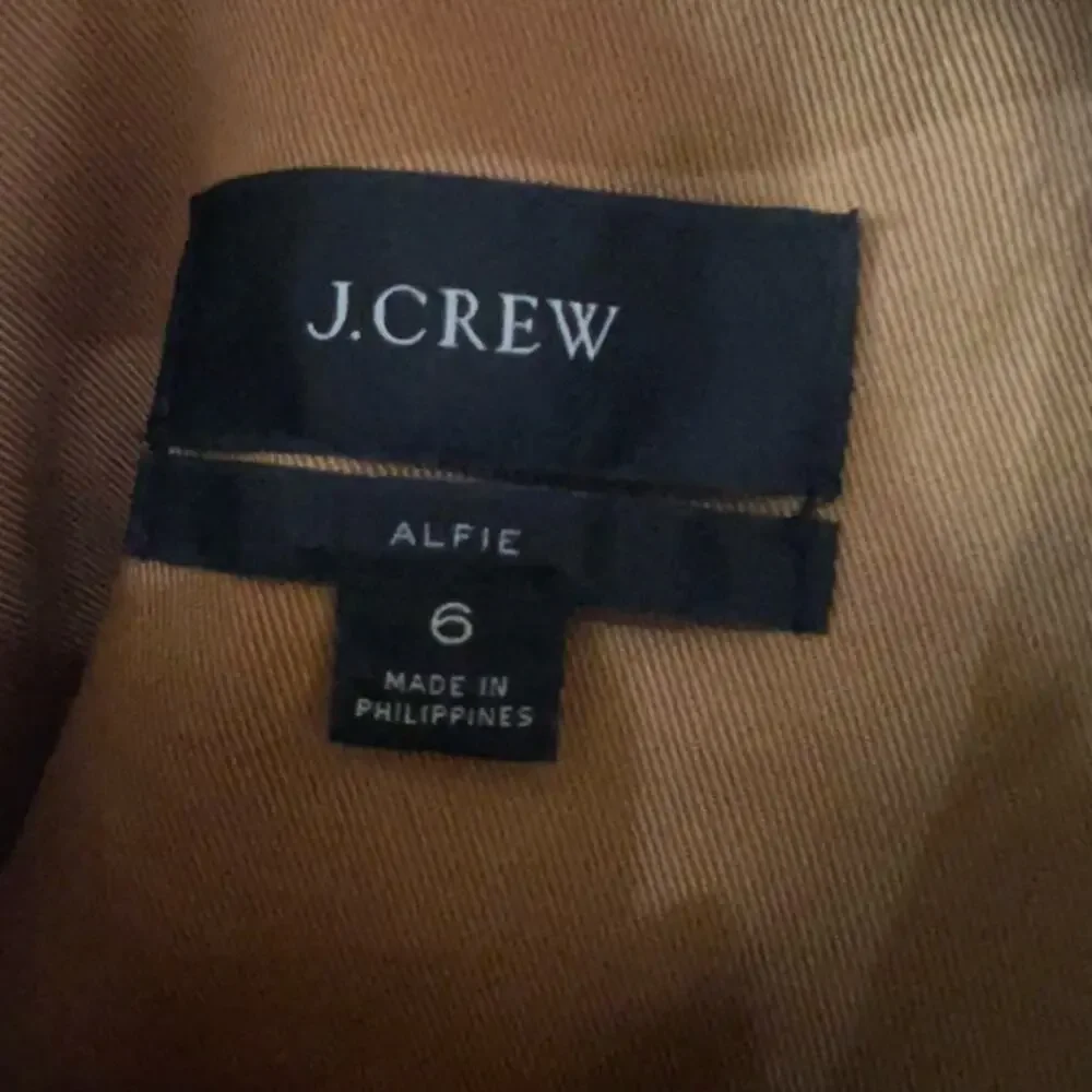 J. Crew Alfie Gramercy Twill blazer in tan WOMENS 6